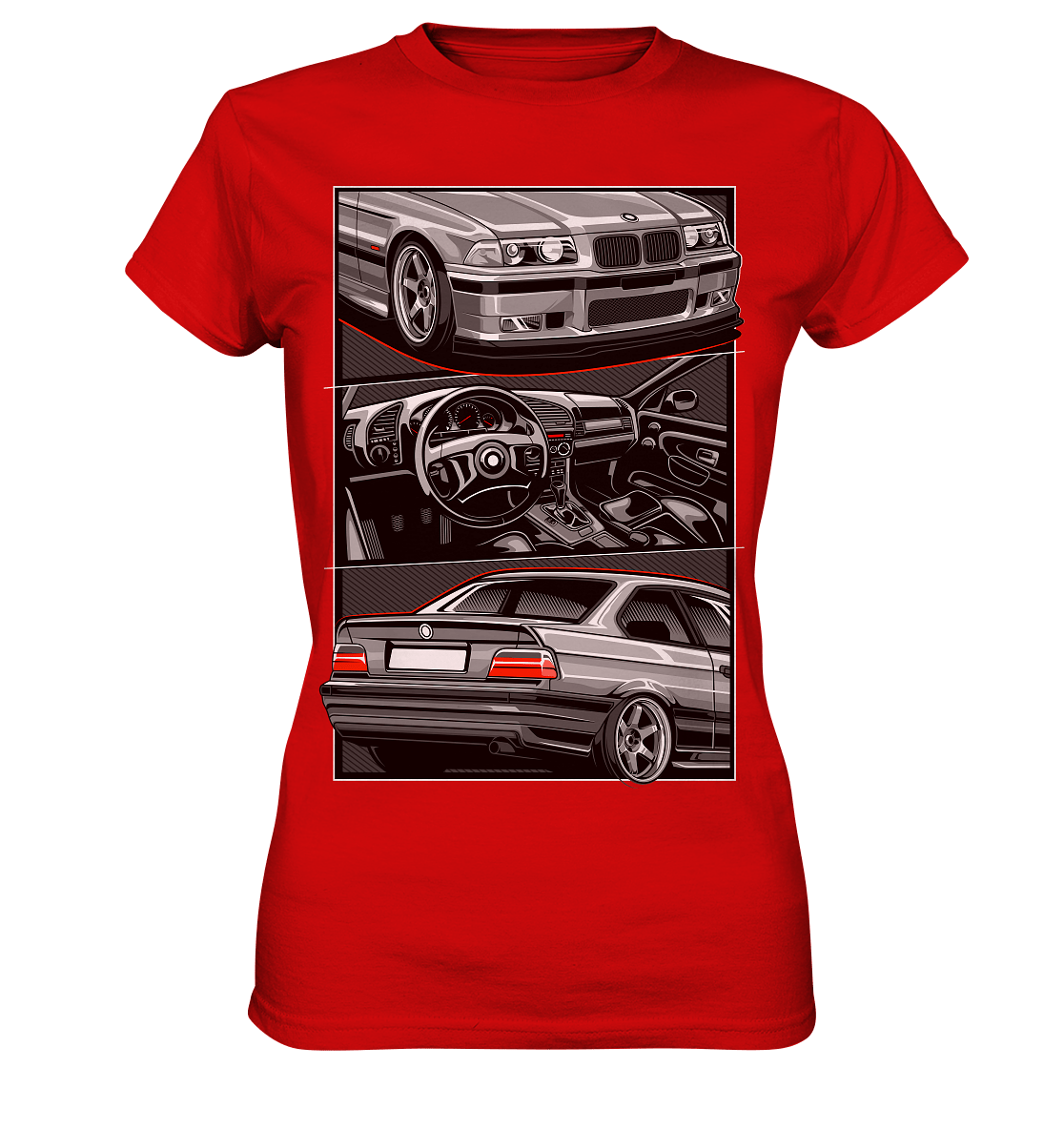 Classic E36 - Ladies Premium Shirt - MotoMerch.de