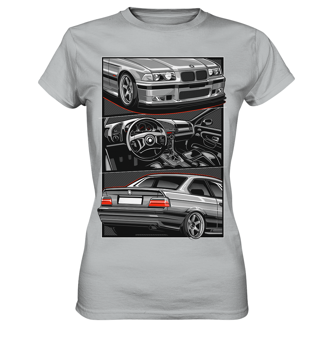 Classic E36 - Ladies Premium Shirt - MotoMerch.de