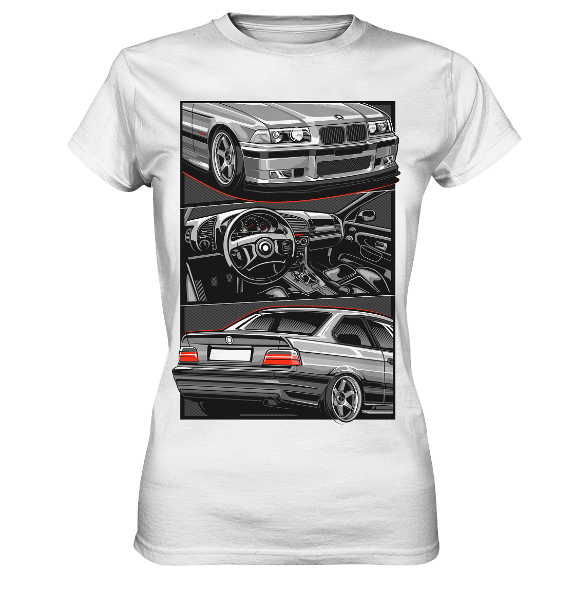 Classic E36 - Ladies Premium Shirt - MotoMerch.de