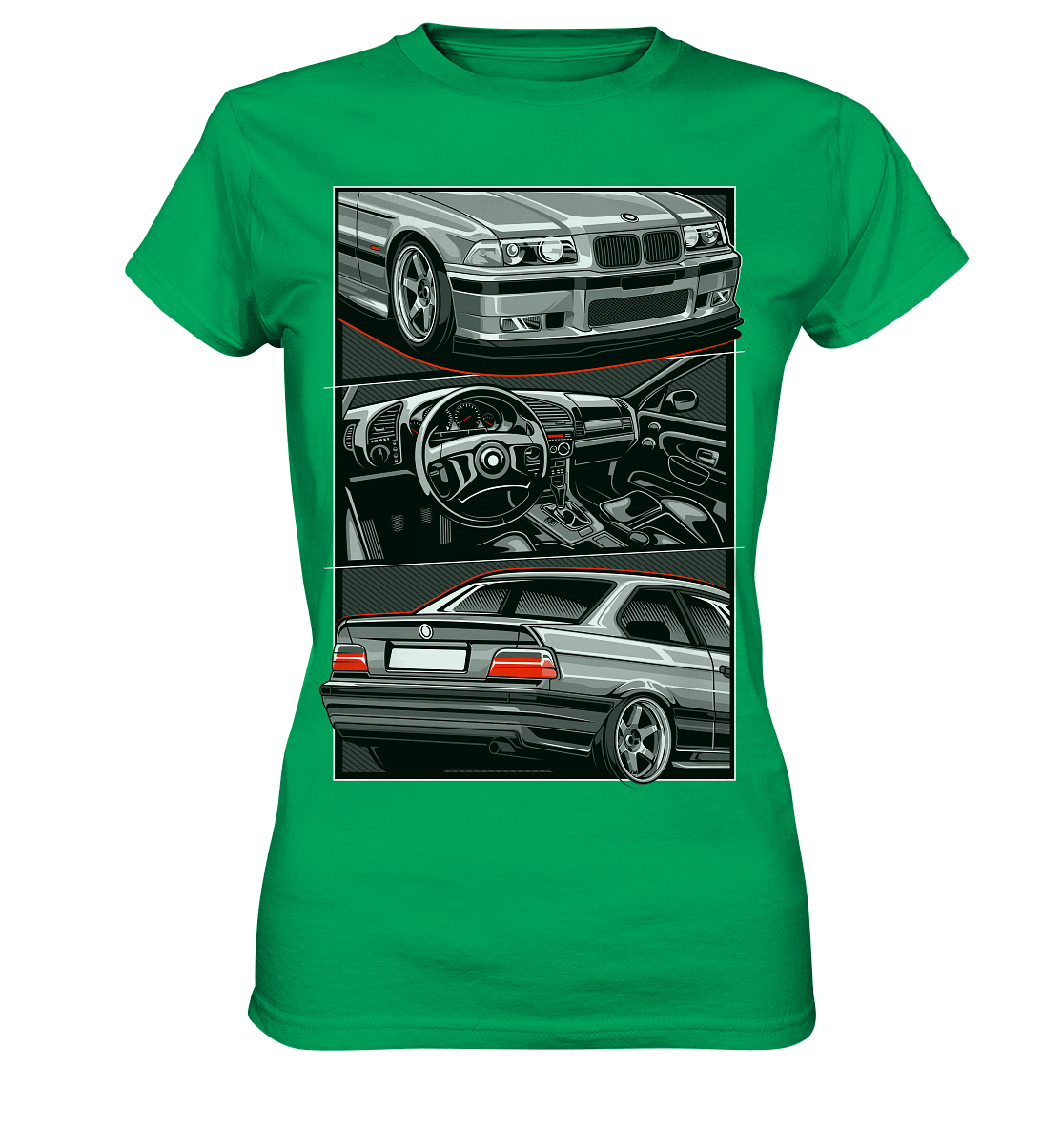 Classic E36 - Ladies Premium Shirt - MotoMerch.de
