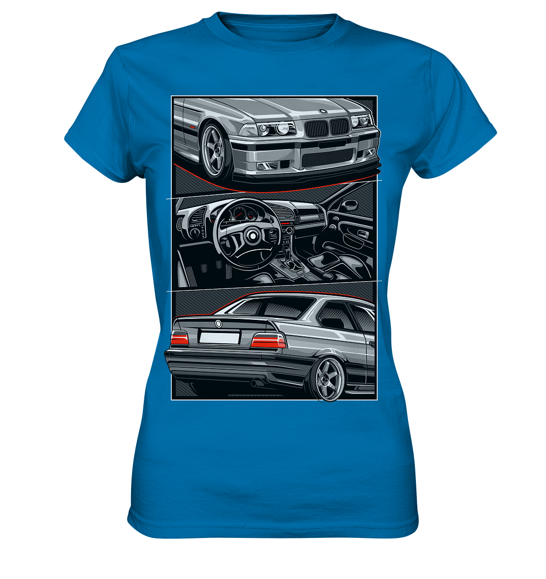 Classic E36 - Ladies Premium Shirt - MotoMerch.de