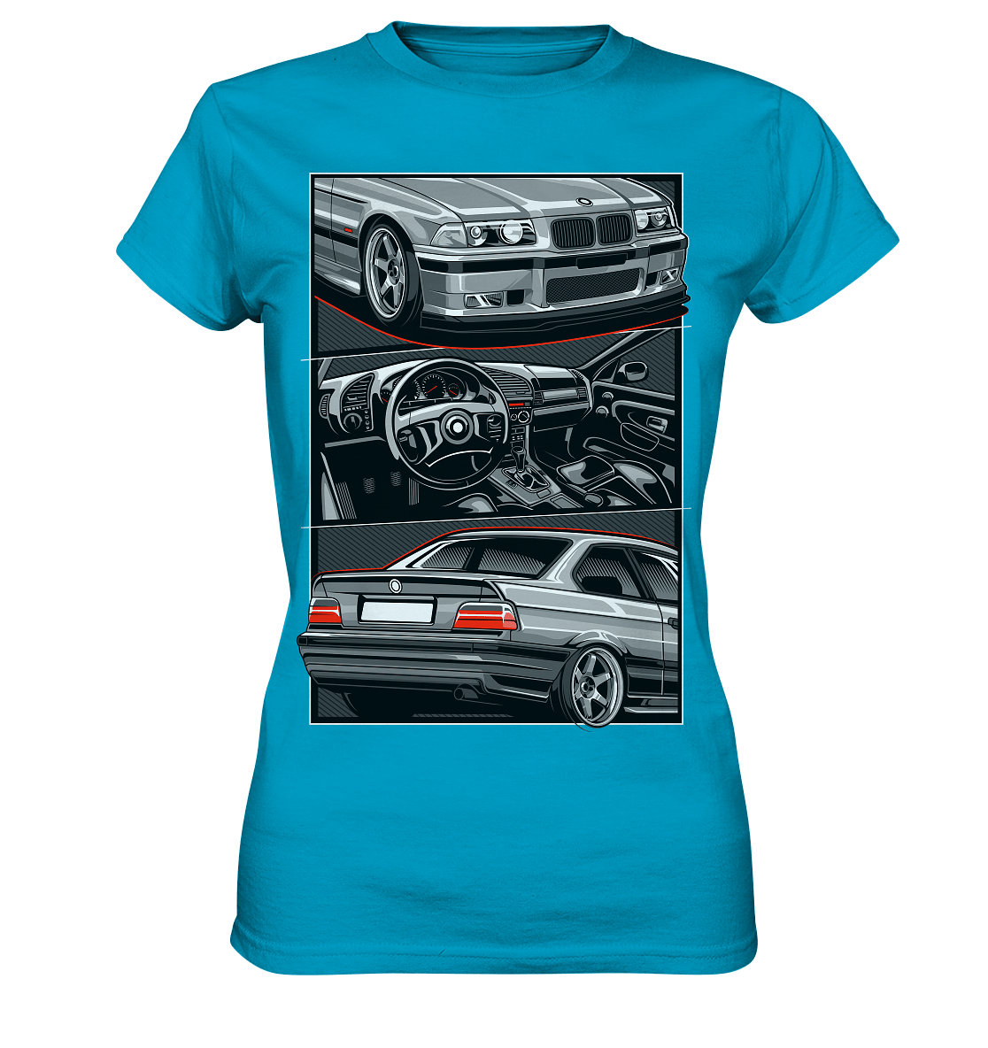 Classic E36 - Ladies Premium Shirt - MotoMerch.de