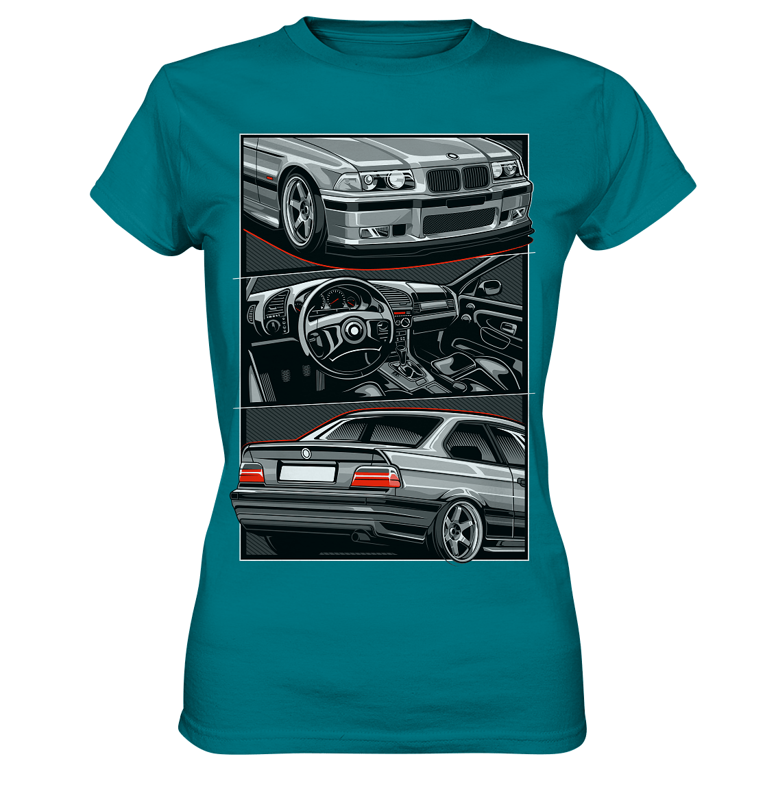 Classic E36 - Ladies Premium Shirt - MotoMerch.de