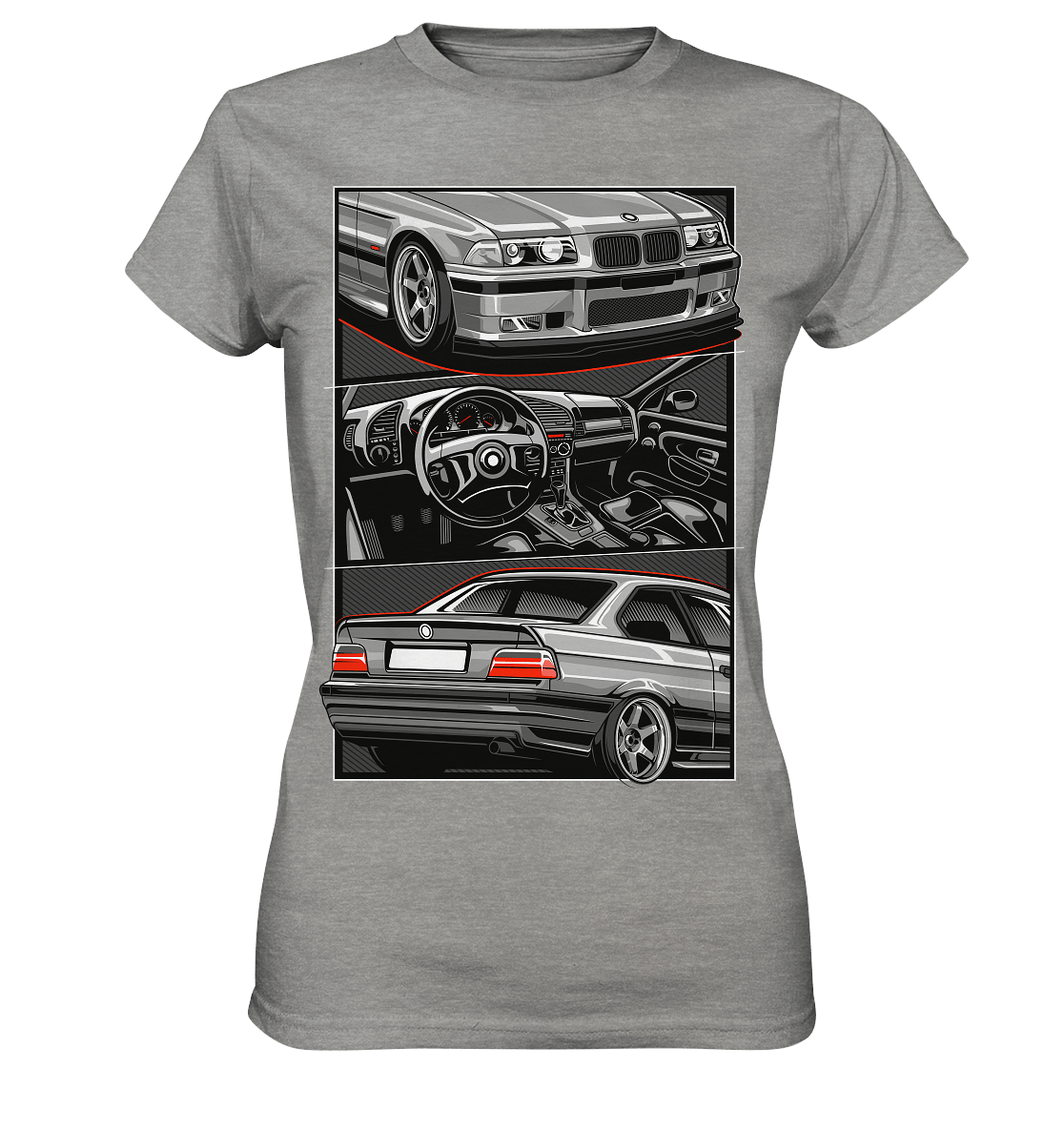 Classic E36 - Ladies Premium Shirt - MotoMerch.de
