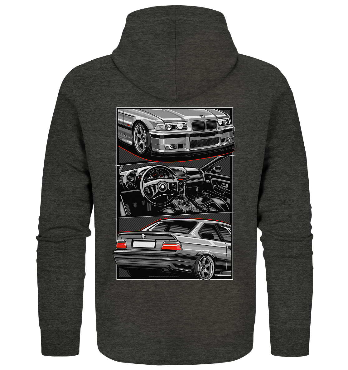 Classic E36 - Organic Zipper - MotoMerch.de