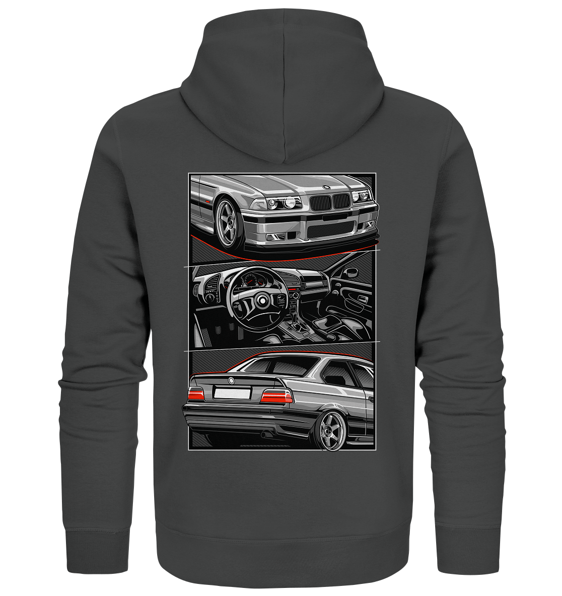 Classic E36 - Organic Zipper - MotoMerch.de