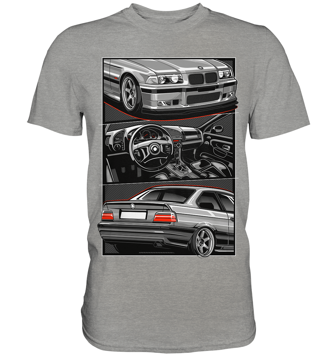 Classic E36 - Premium Shirt - MotoMerch.de