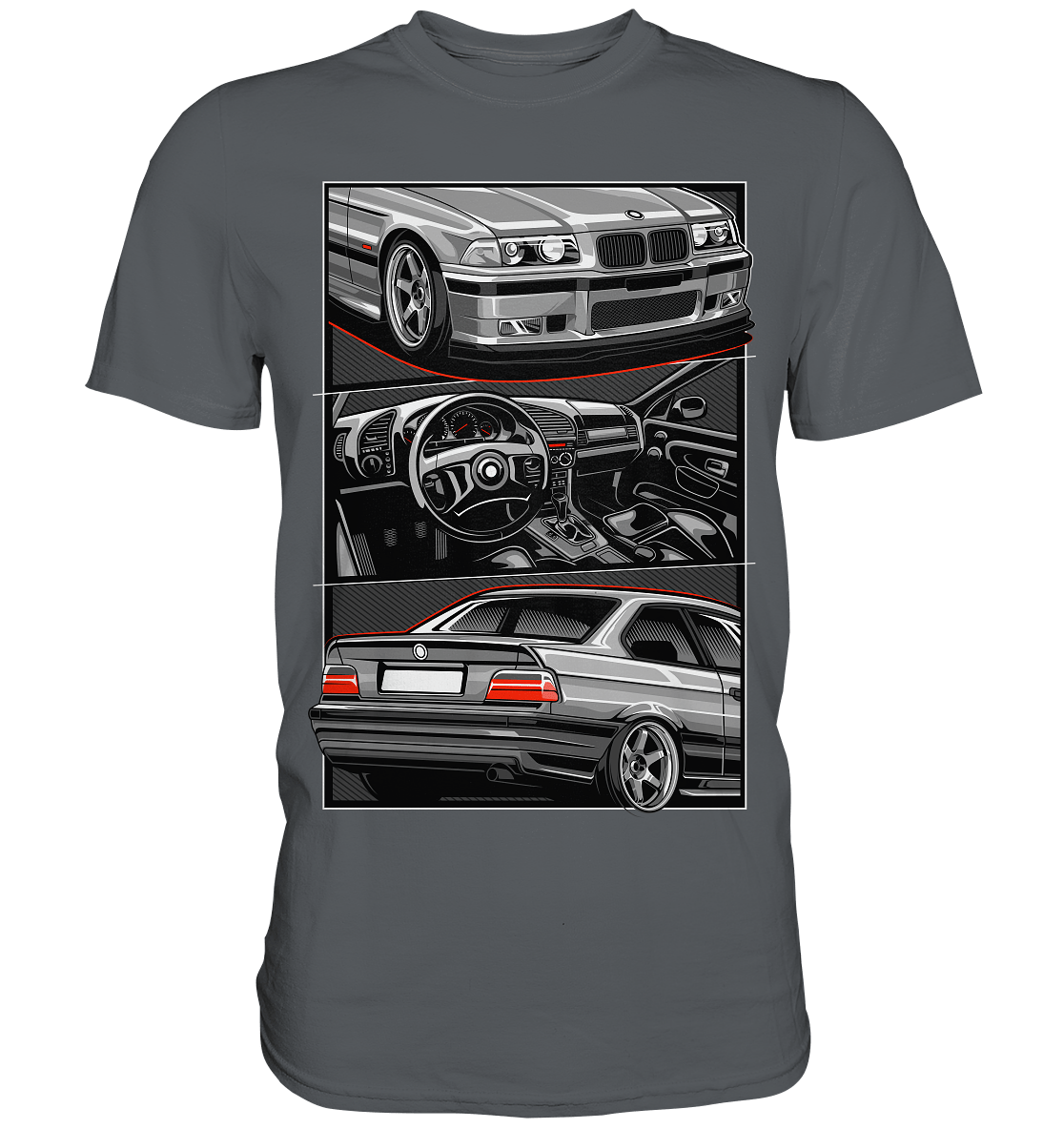 Classic E36 - Premium Shirt - MotoMerch.de
