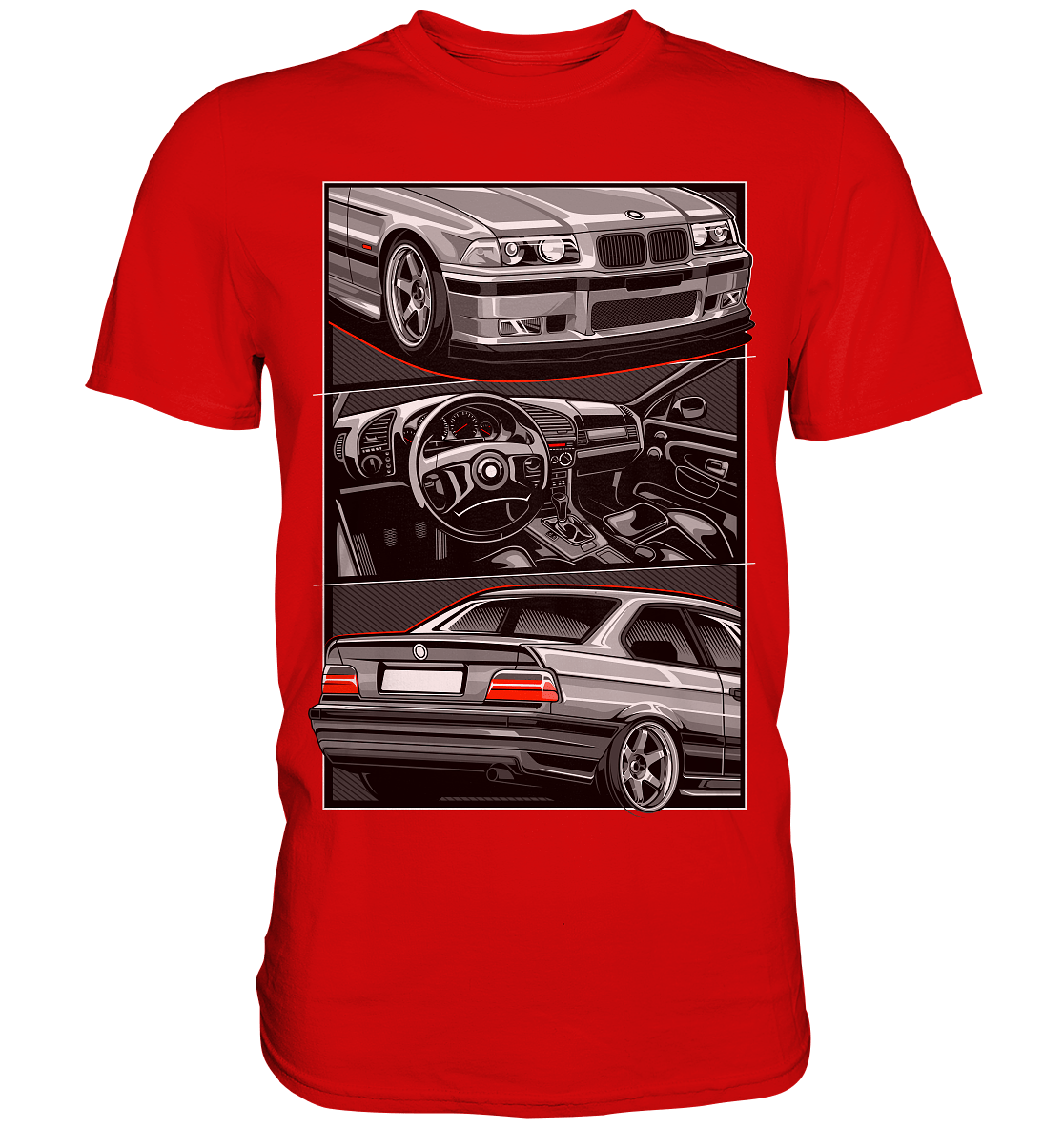 Classic E36 - Premium Shirt - MotoMerch.de