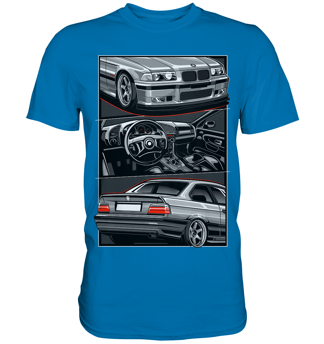 Classic E36 - Premium Shirt - MotoMerch.de