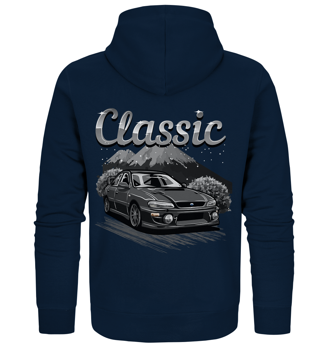 Classic Impreza GC8 - Organic Zipper - MotoMerch.de