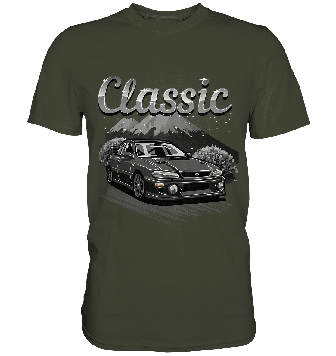 Classic Impreza GC8 - Premium Shirt - MotoMerch.de