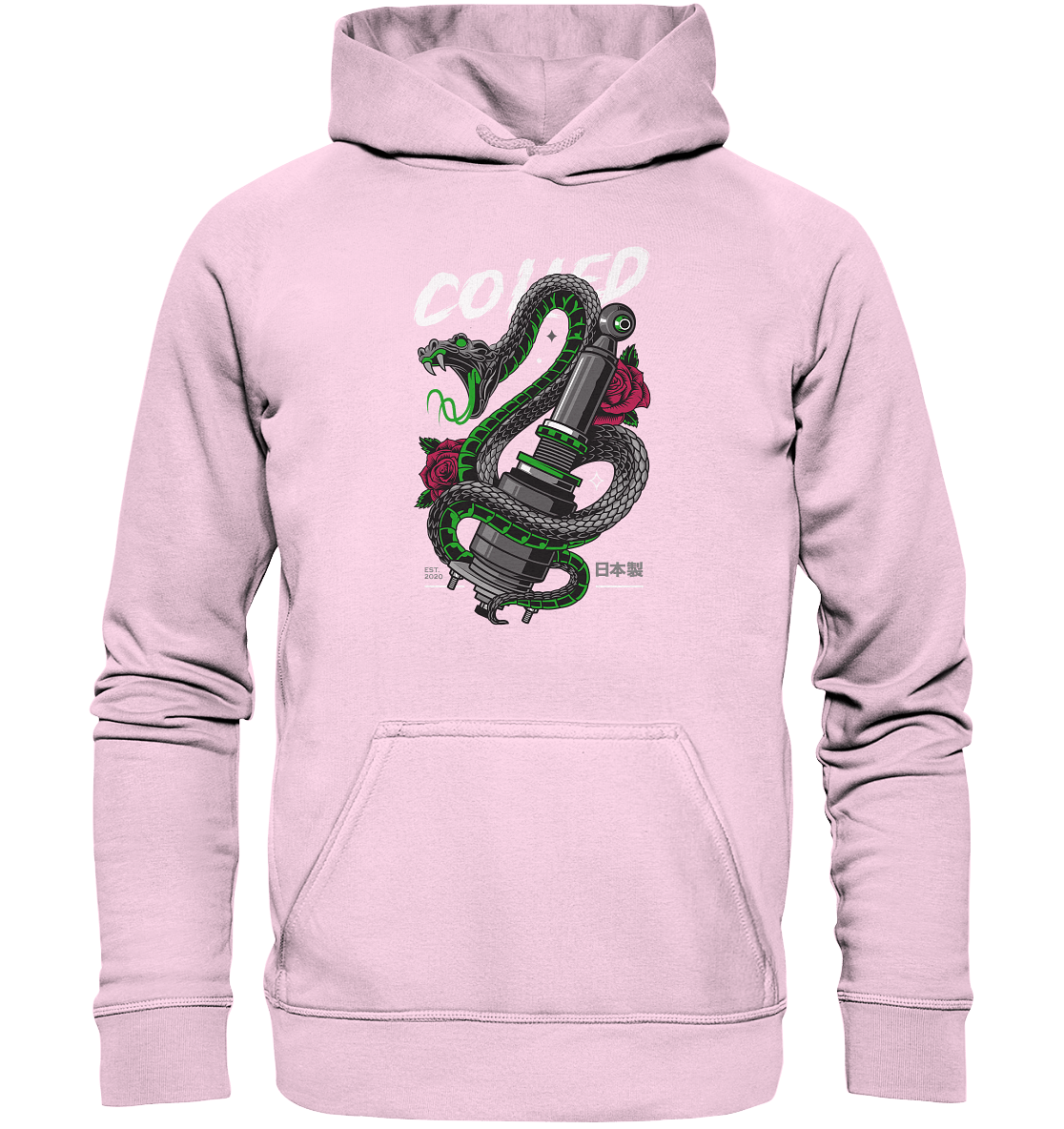 Coiled Snake - Basic Unisex Hoodie - MotoMerch.de