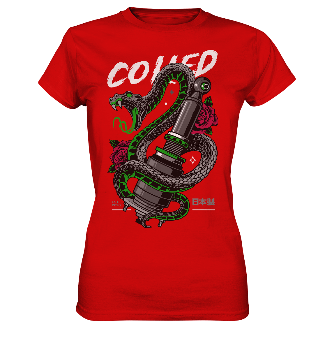 Coiled Snake - Ladies Premium Shirt - MotoMerch.de