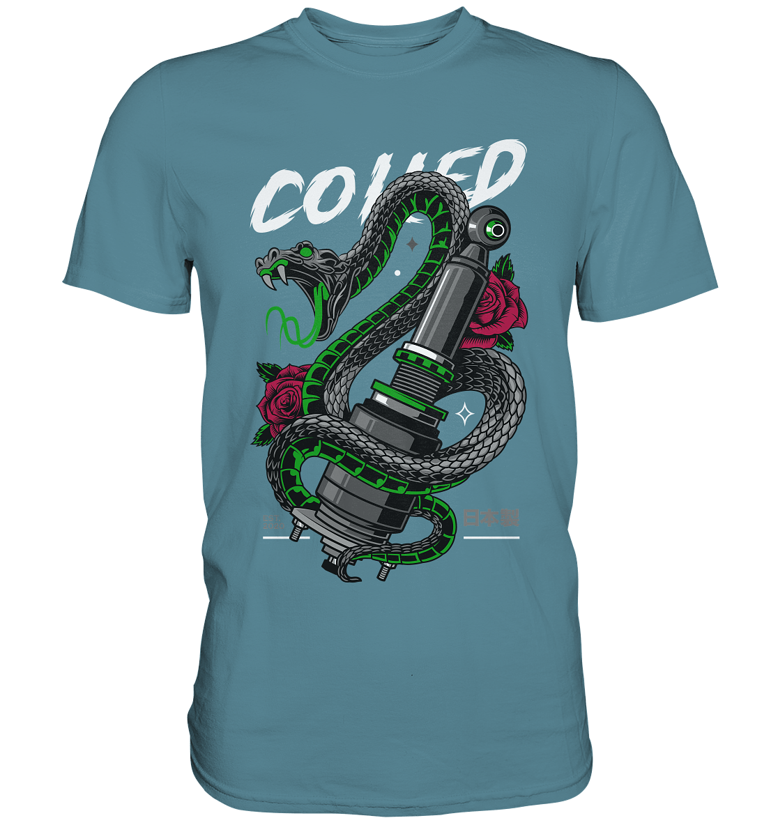 Coiled Snake - Premium Shirt - MotoMerch.de
