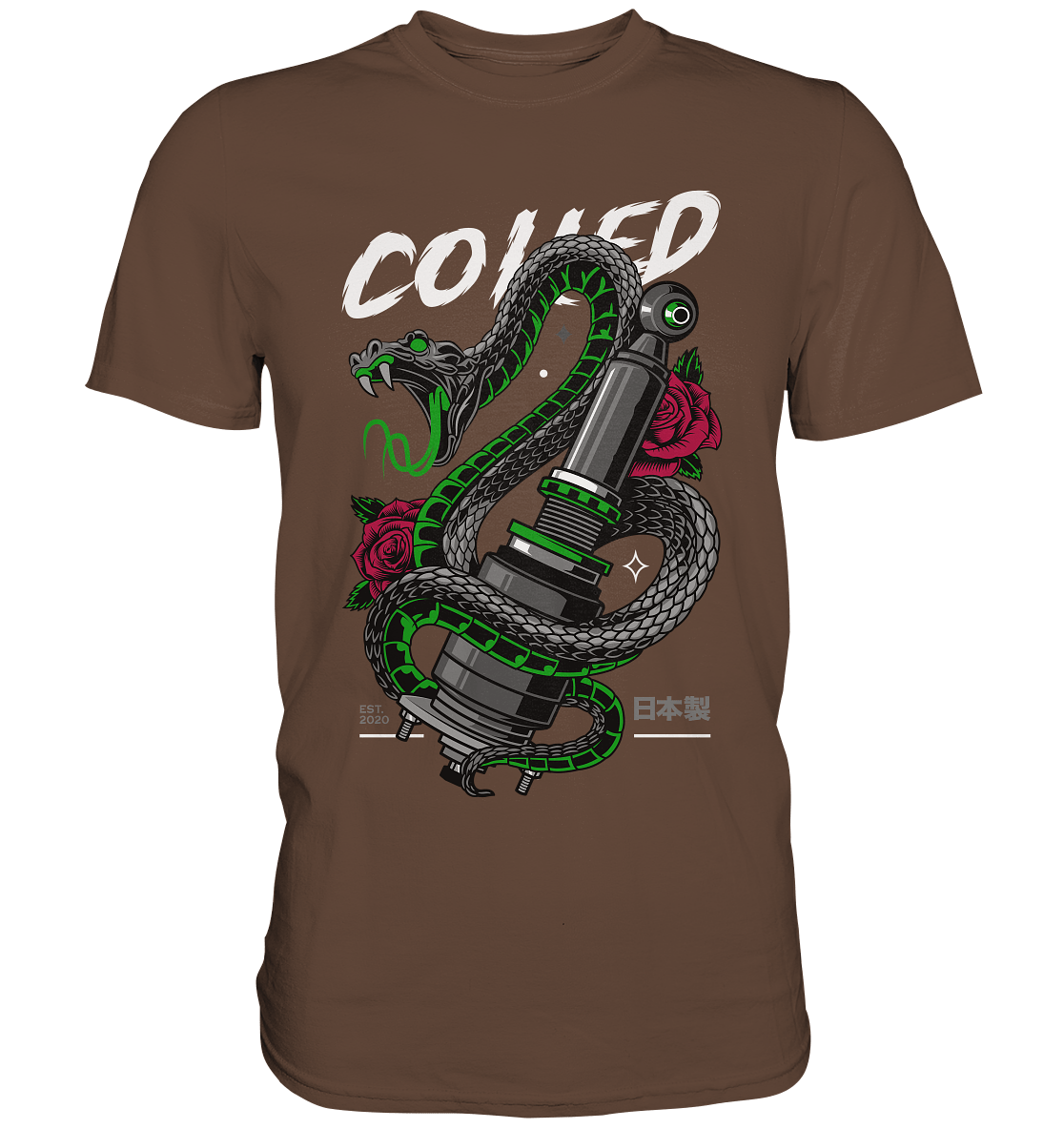 Coiled Snake - Premium Shirt - MotoMerch.de
