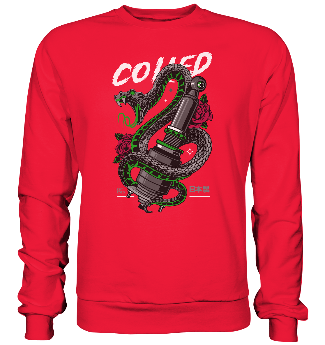 Coiled Snake - Premium Sweatshirt - MotoMerch.de