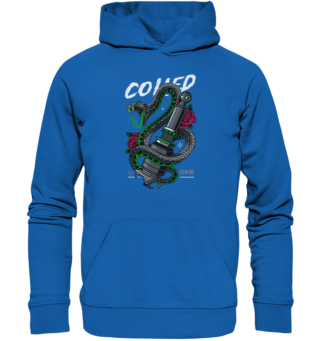 Coiled Snake - Premium Unisex Hoodie - MotoMerch.de