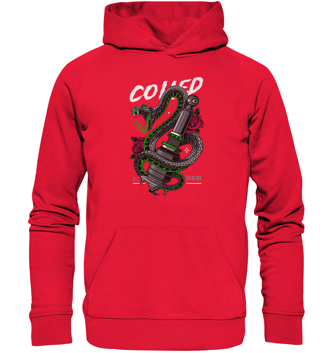 Coiled Snake - Premium Unisex Hoodie - MotoMerch.de