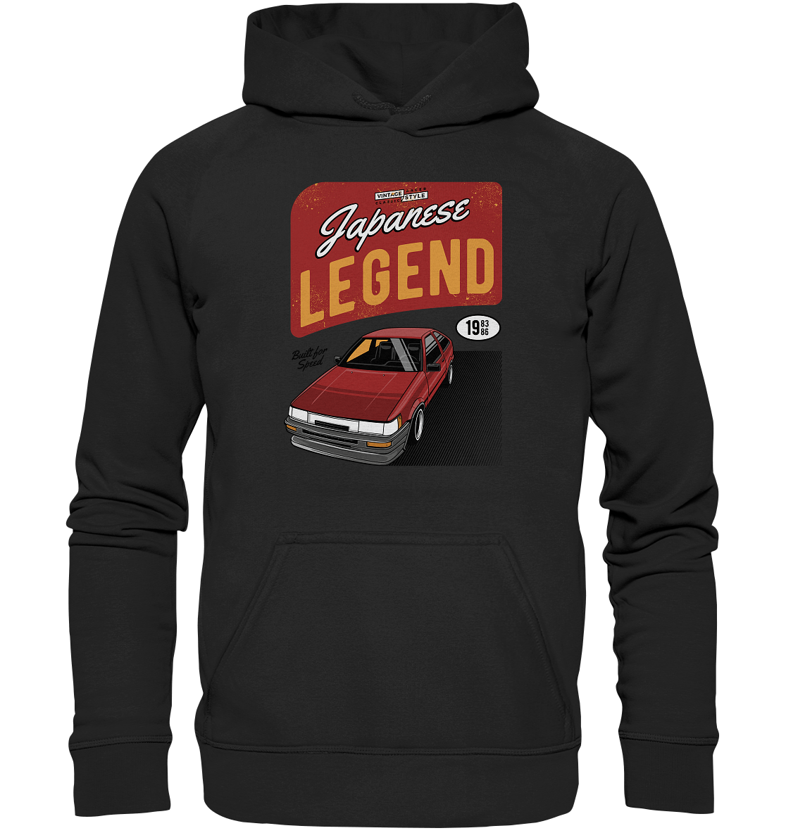 Corolla AE86 Levin - Basic Unisex Hoodie XL - MotoMerch.de