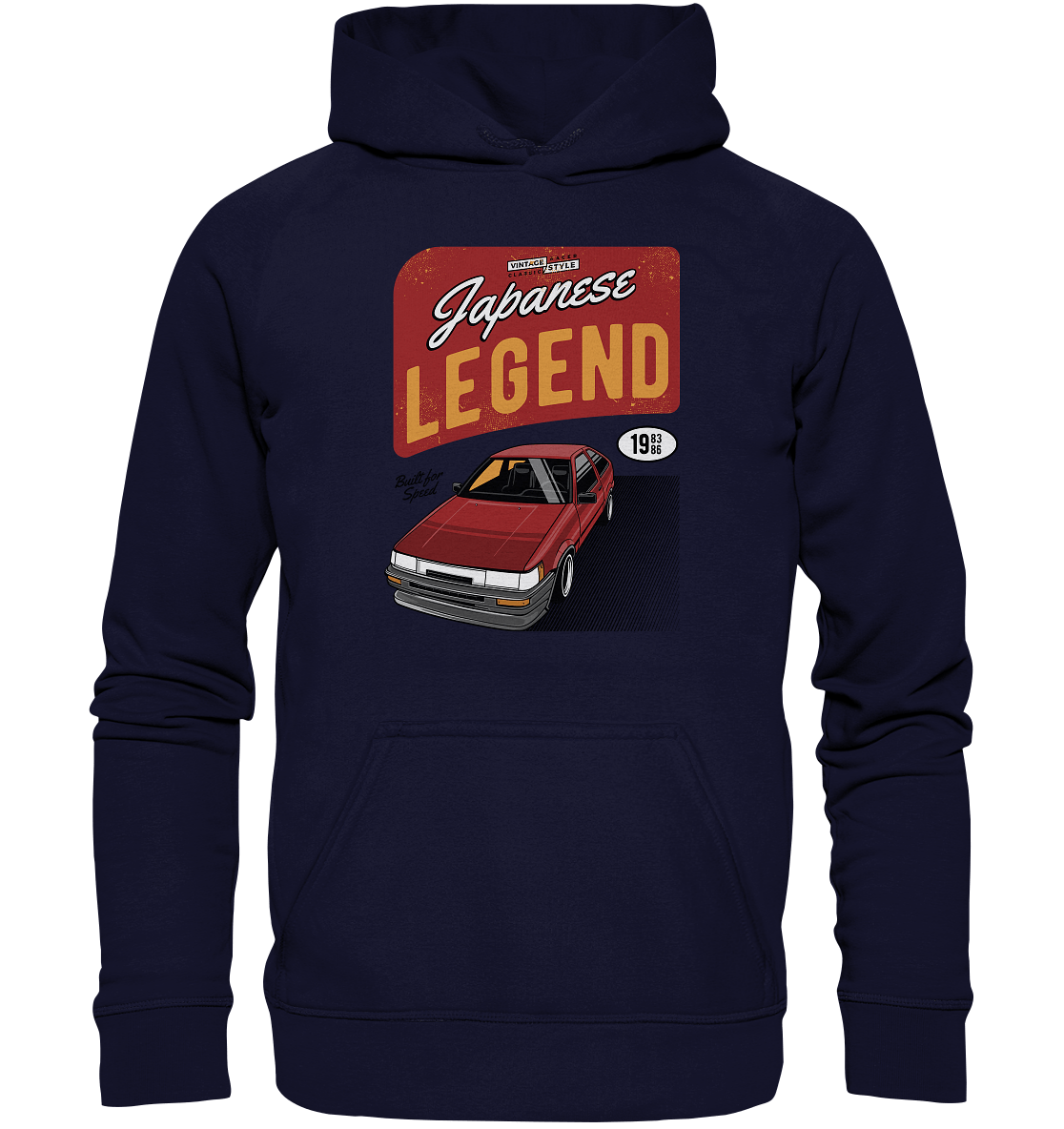 Corolla AE86 Levin - Basic Unisex Hoodie XL - MotoMerch.de
