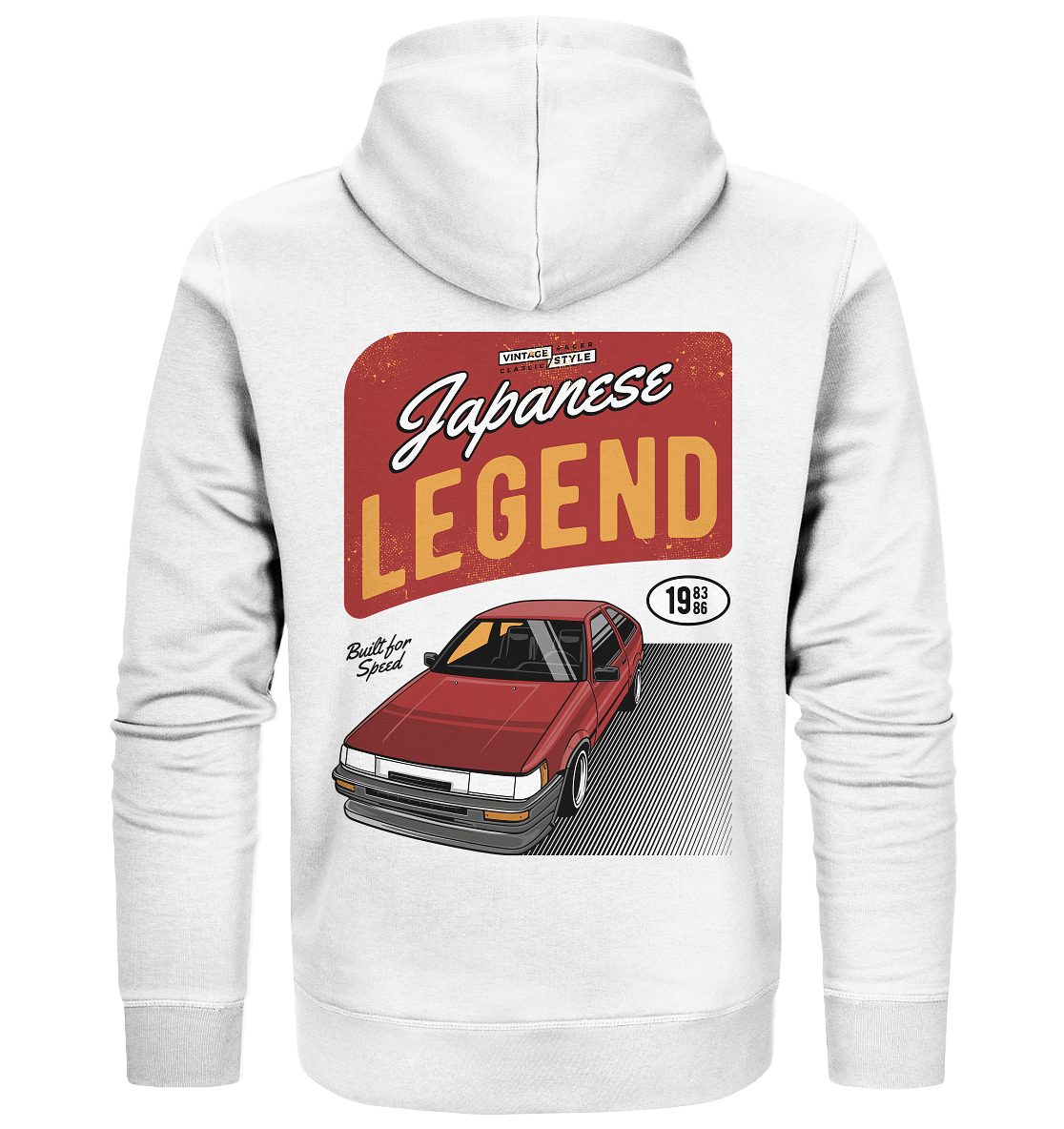 Corolla AE86 Levin - Organic Zipper - MotoMerch.de