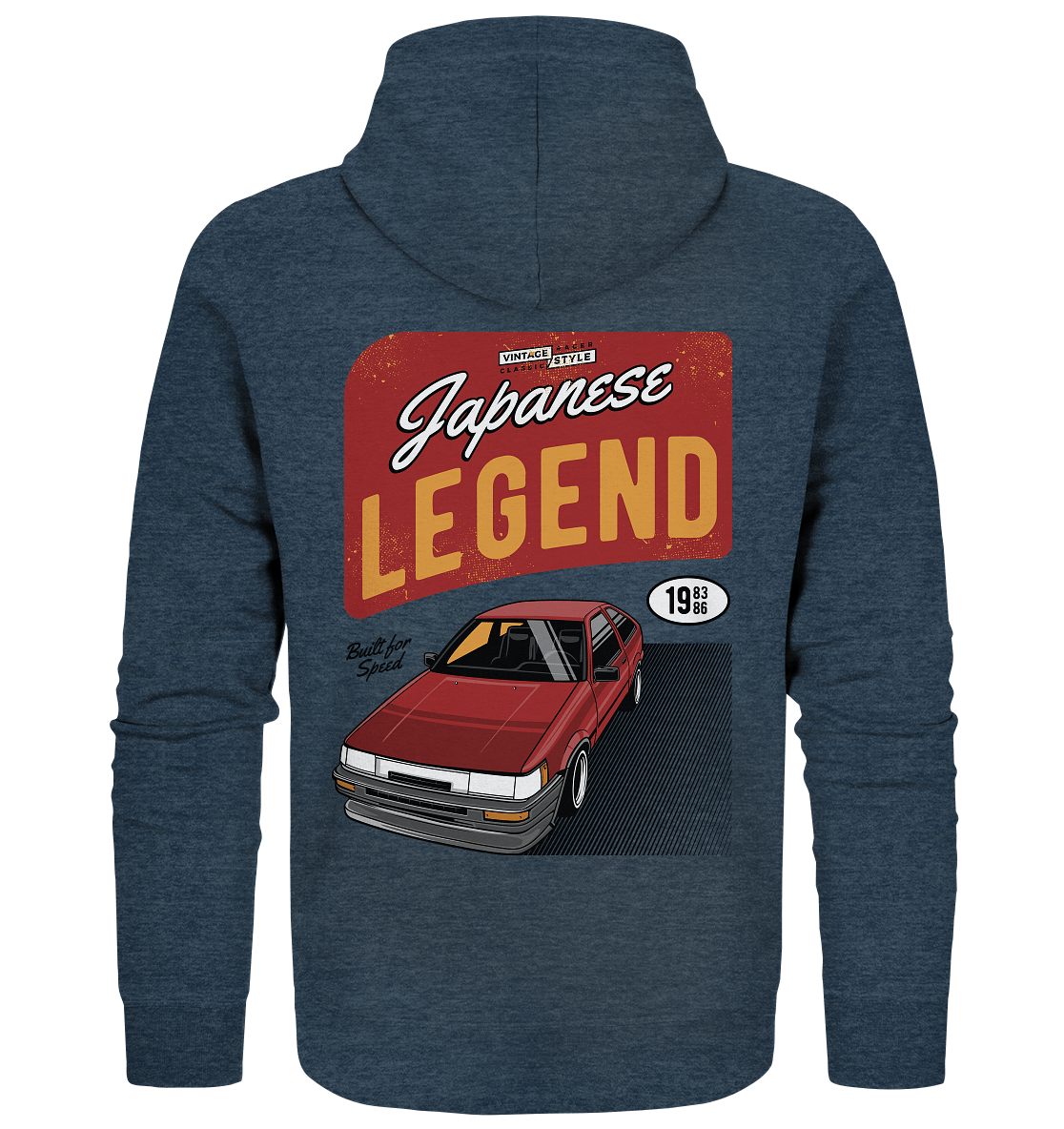 Corolla AE86 Levin - Organic Zipper - MotoMerch.de