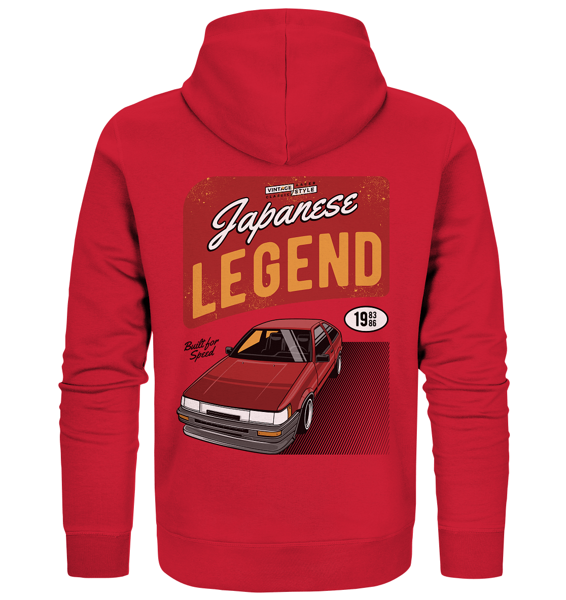 Corolla AE86 Levin - Organic Zipper - MotoMerch.de