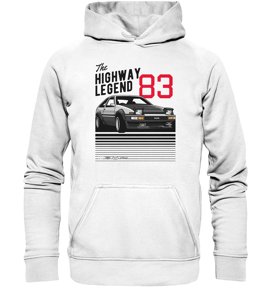 Corolla AE86 Trueno - Basic Unisex Hoodie - MotoMerch.de
