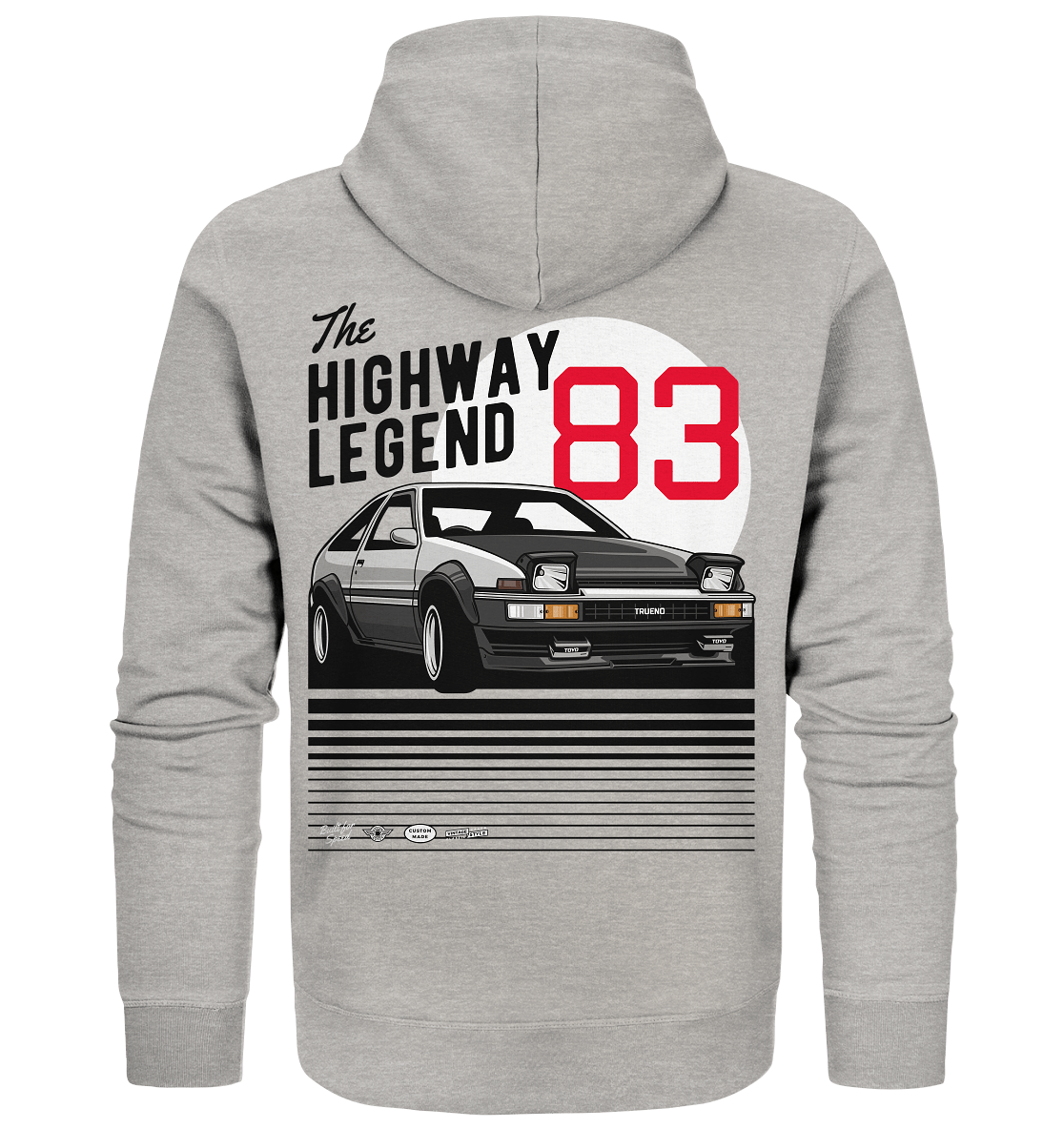Corolla AE86 Trueno - Organic Zipper - MotoMerch.de