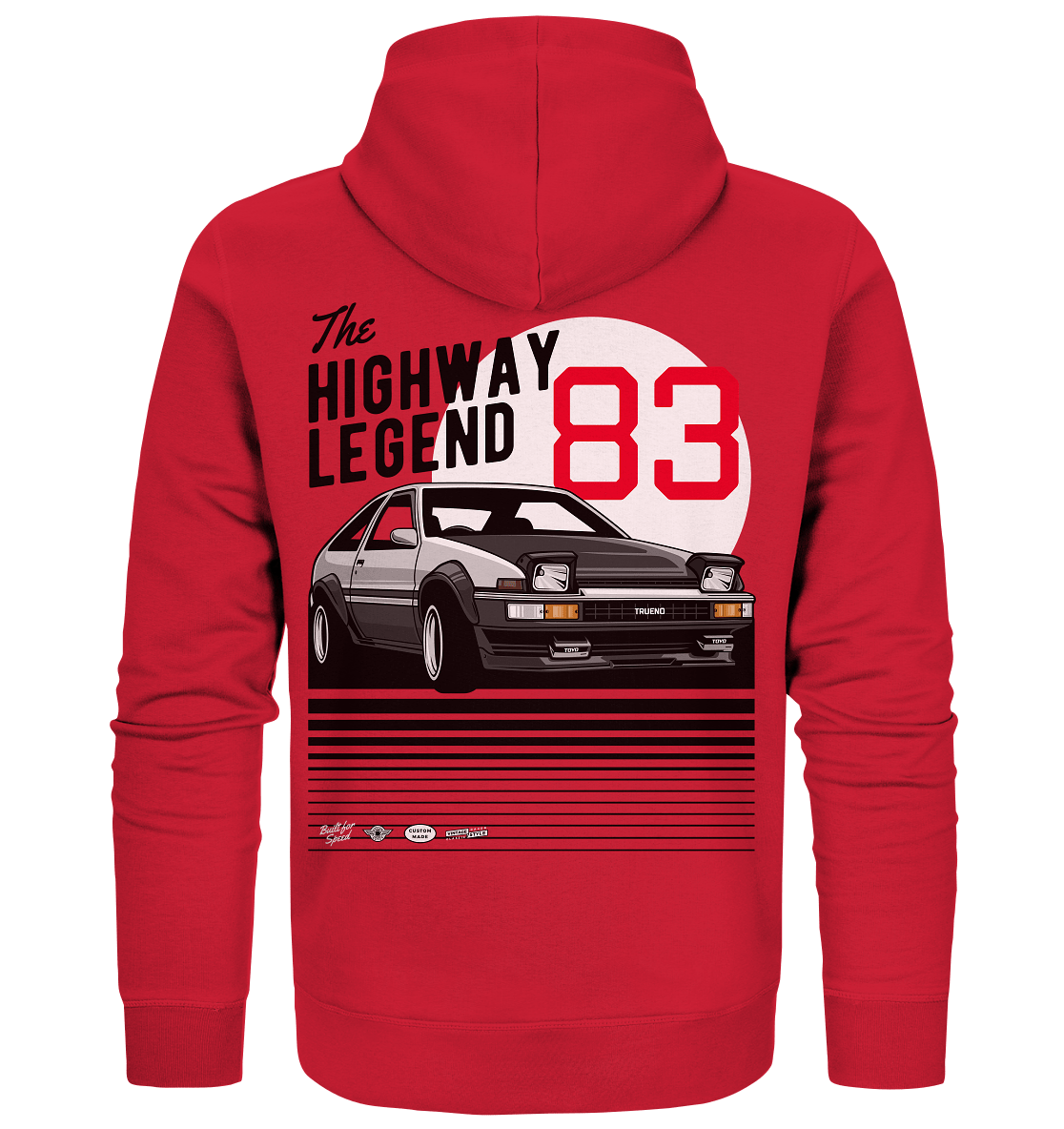 Corolla AE86 Trueno - Organic Zipper - MotoMerch.de