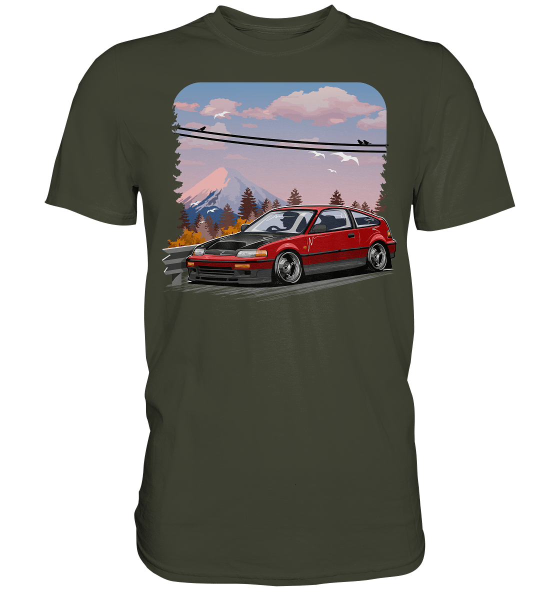 CRX ED9 EE8 - Premium Shirt - MotoMerch.de