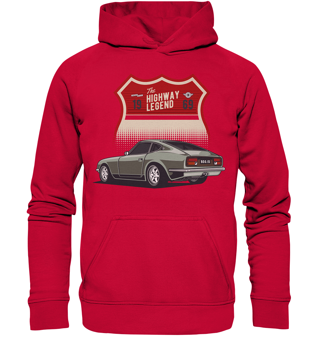 Datsun "Fairlady" 240Z - Basic Unisex Hoodie - MotoMerch.de