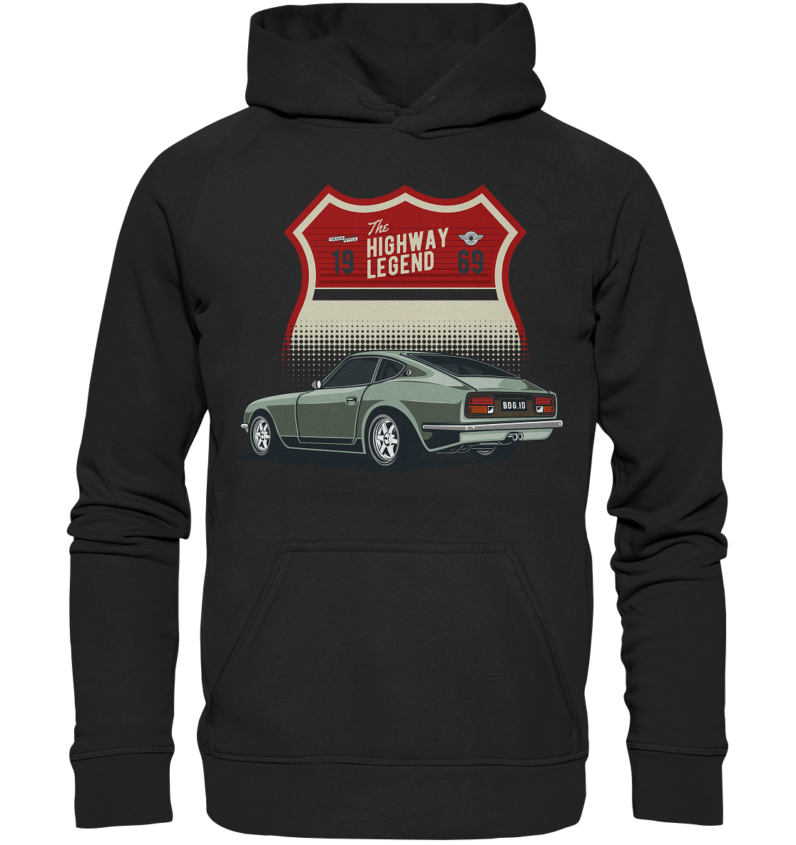 Datsun "Fairlady" 240Z - Basic Unisex Hoodie - MotoMerch.de