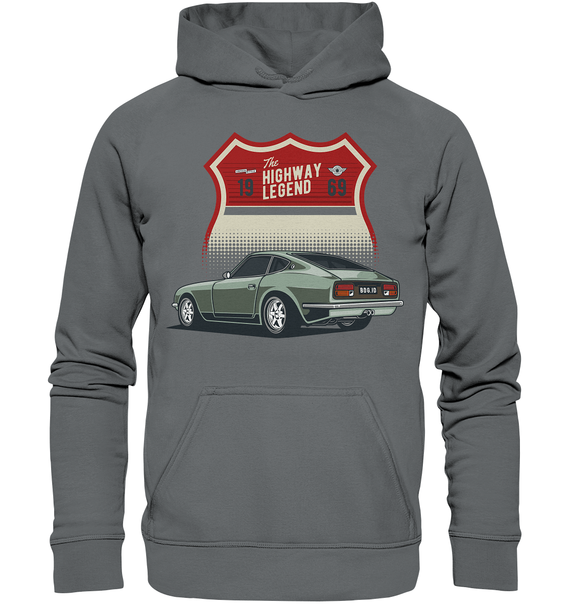 Datsun "Fairlady" 240Z - Basic Unisex Hoodie - MotoMerch.de