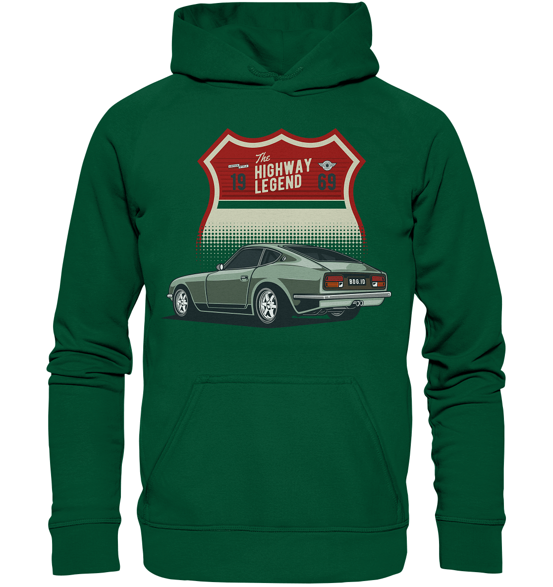 Datsun "Fairlady" 240Z - Basic Unisex Hoodie - MotoMerch.de