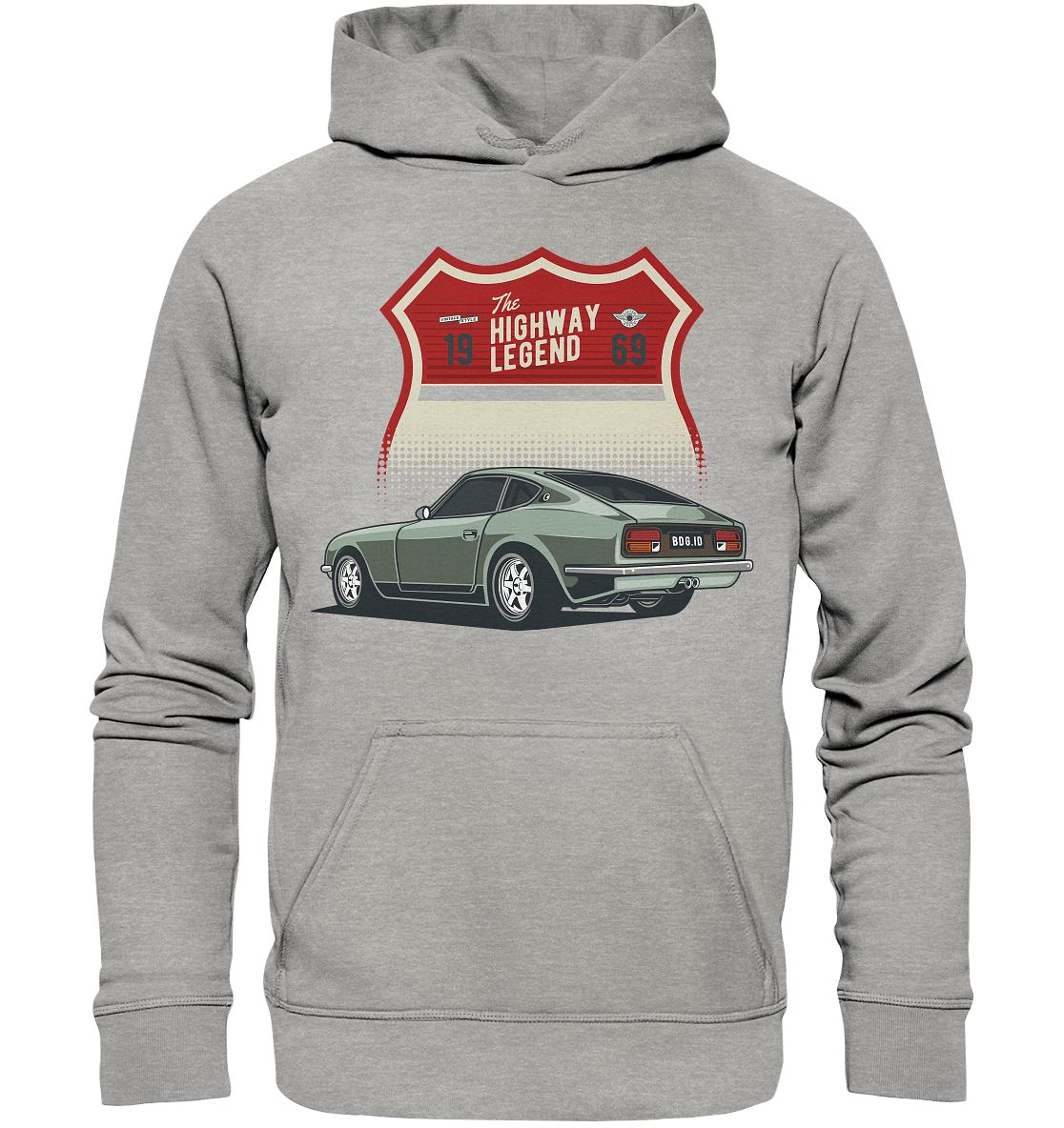 Datsun "Fairlady" 240Z - Basic Unisex Hoodie - MotoMerch.de