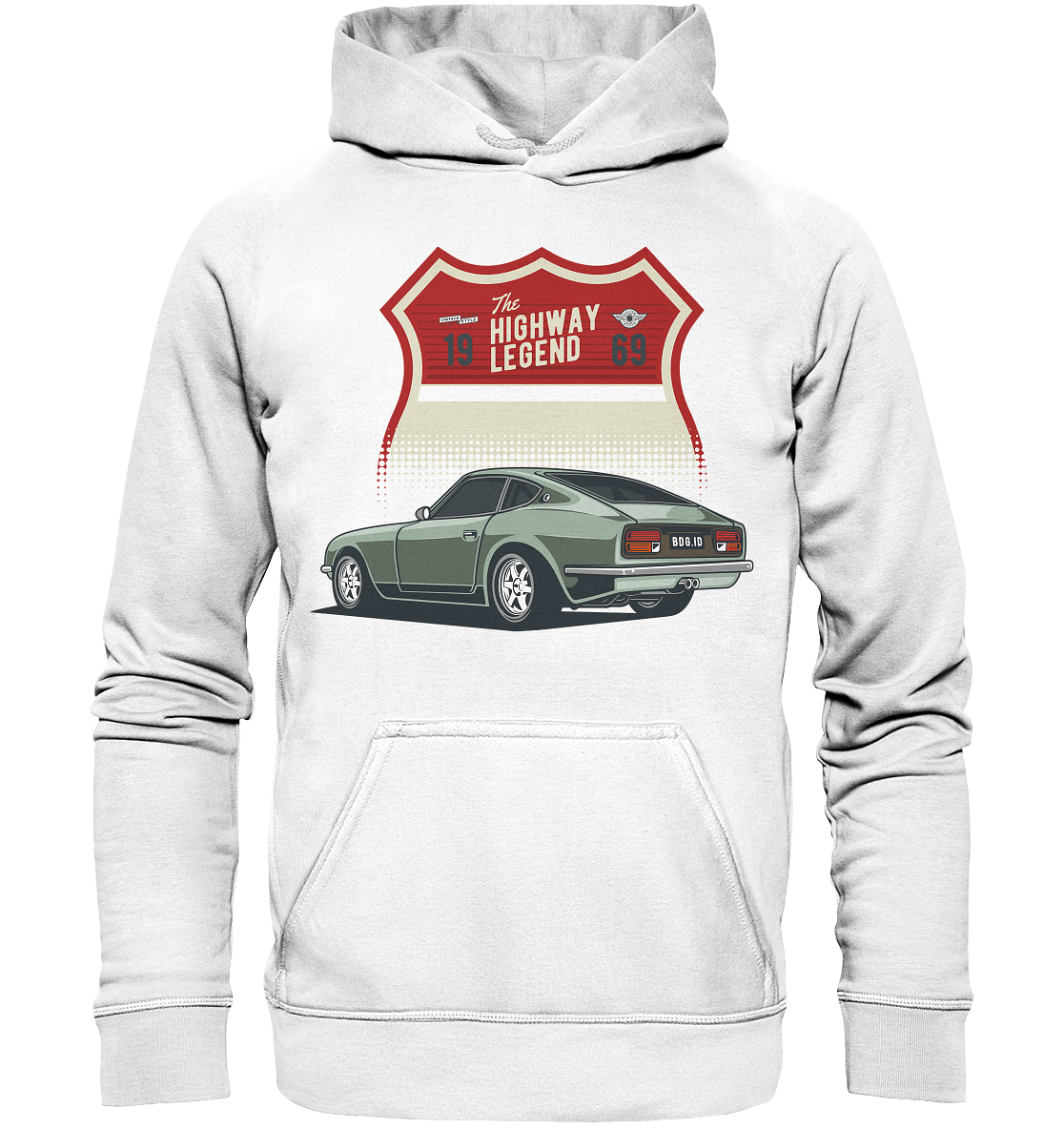 Datsun "Fairlady" 240Z - Basic Unisex Hoodie - MotoMerch.de