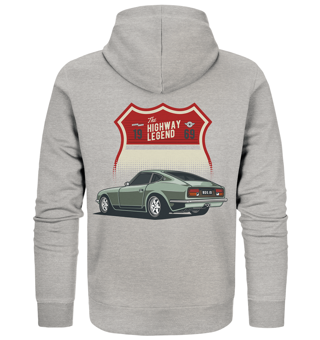 Datsun "Fairlady" 240Z - Organic Zipper - MotoMerch.de