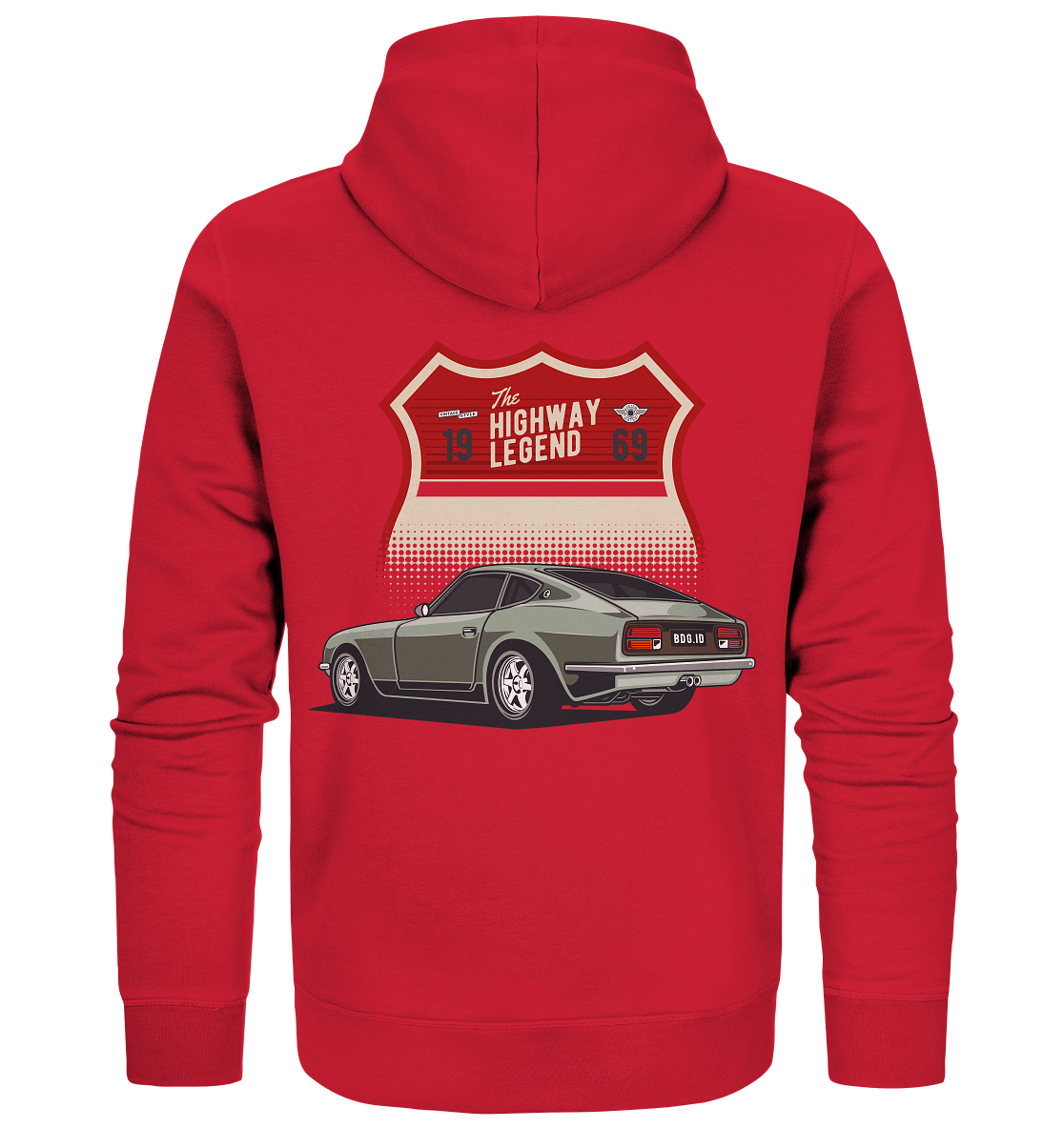 Datsun "Fairlady" 240Z - Organic Zipper - MotoMerch.de