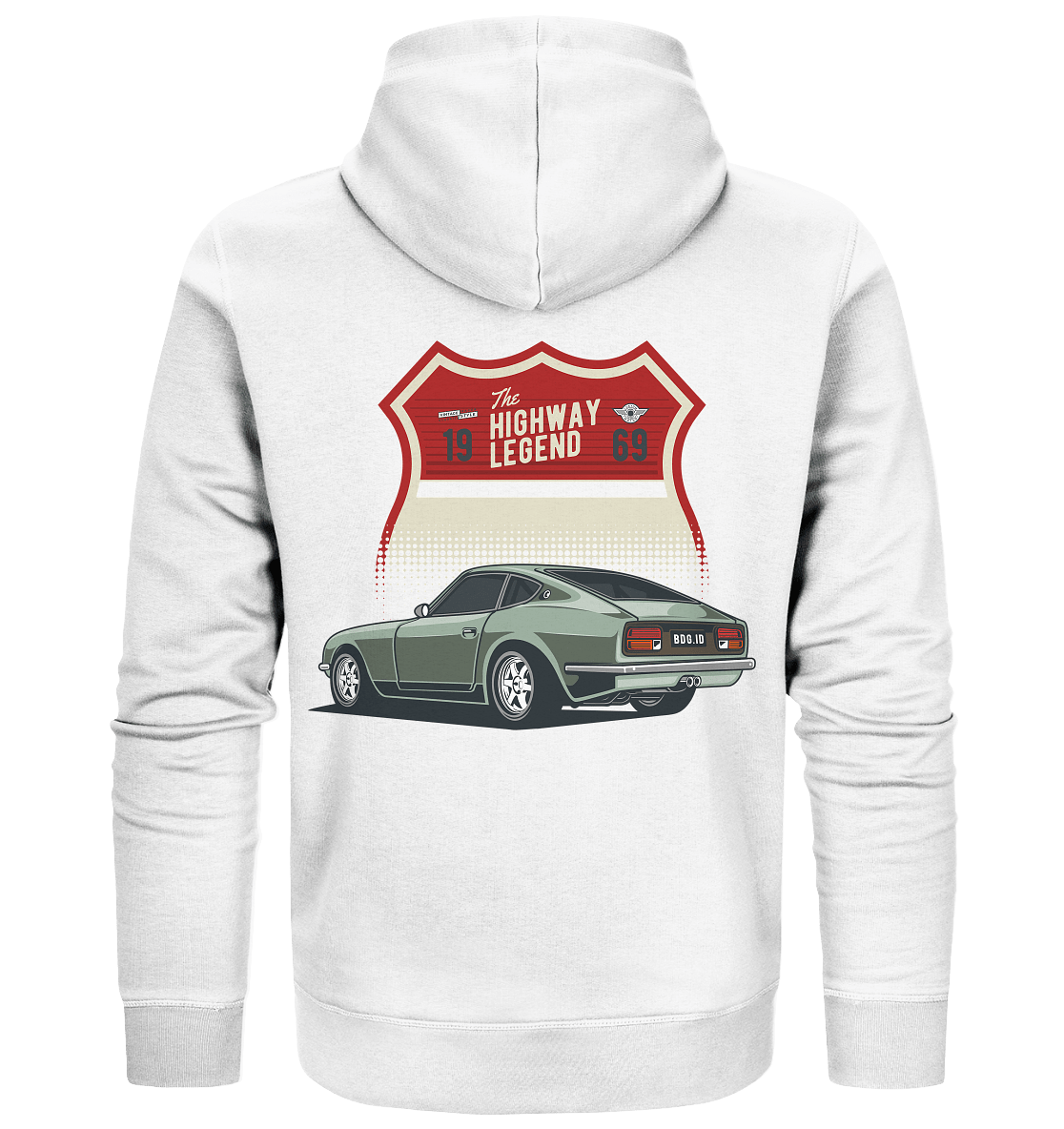 Datsun "Fairlady" 240Z - Organic Zipper - MotoMerch.de