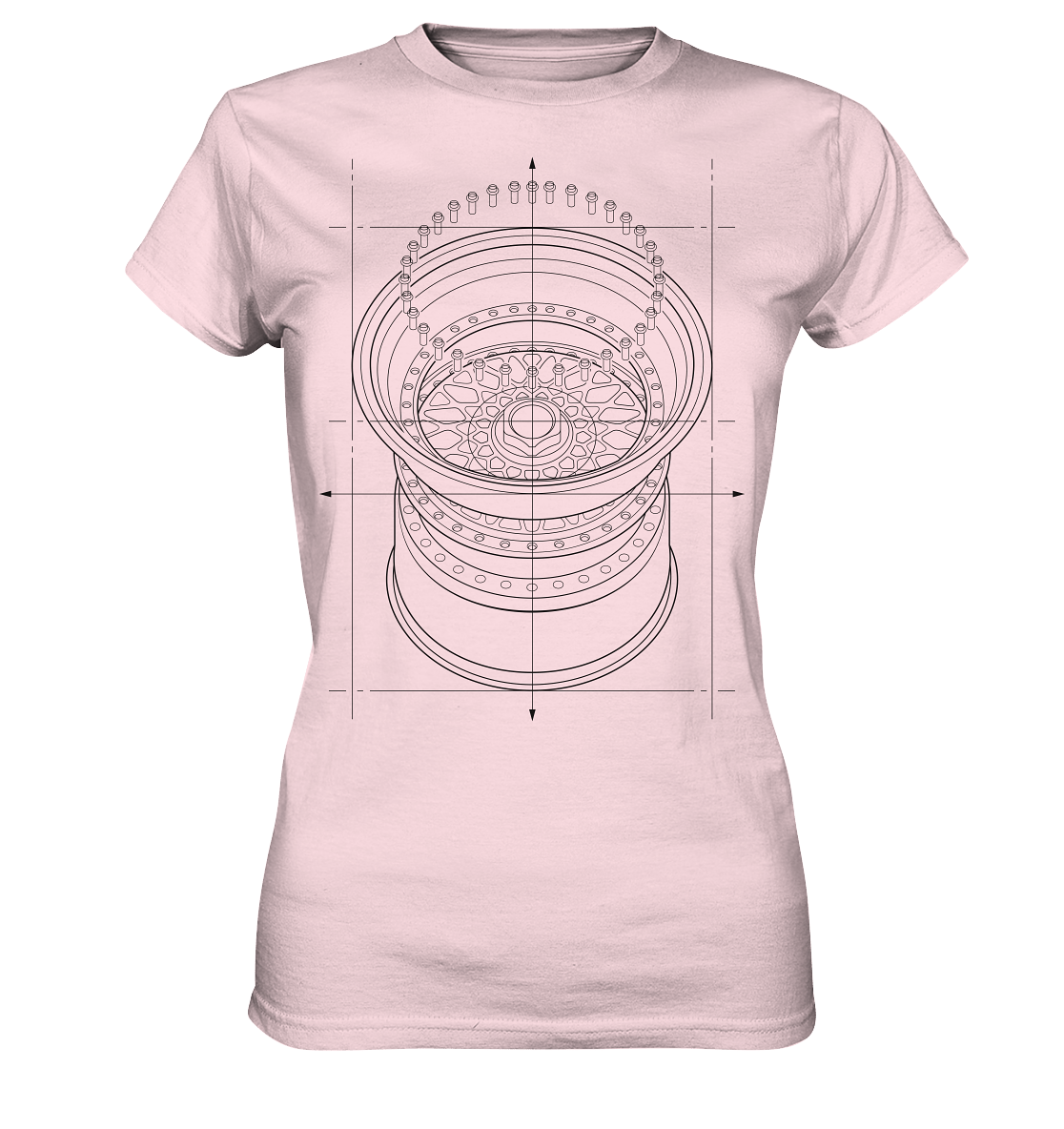Deep Dish dunkel - Ladies Premium Shirt - MotoMerch.de