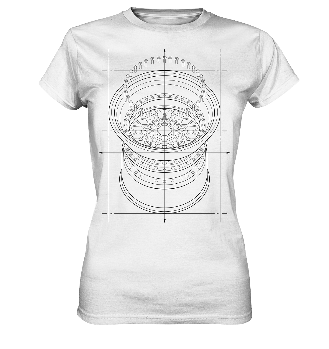 Deep Dish dunkel - Ladies Premium Shirt - MotoMerch.de