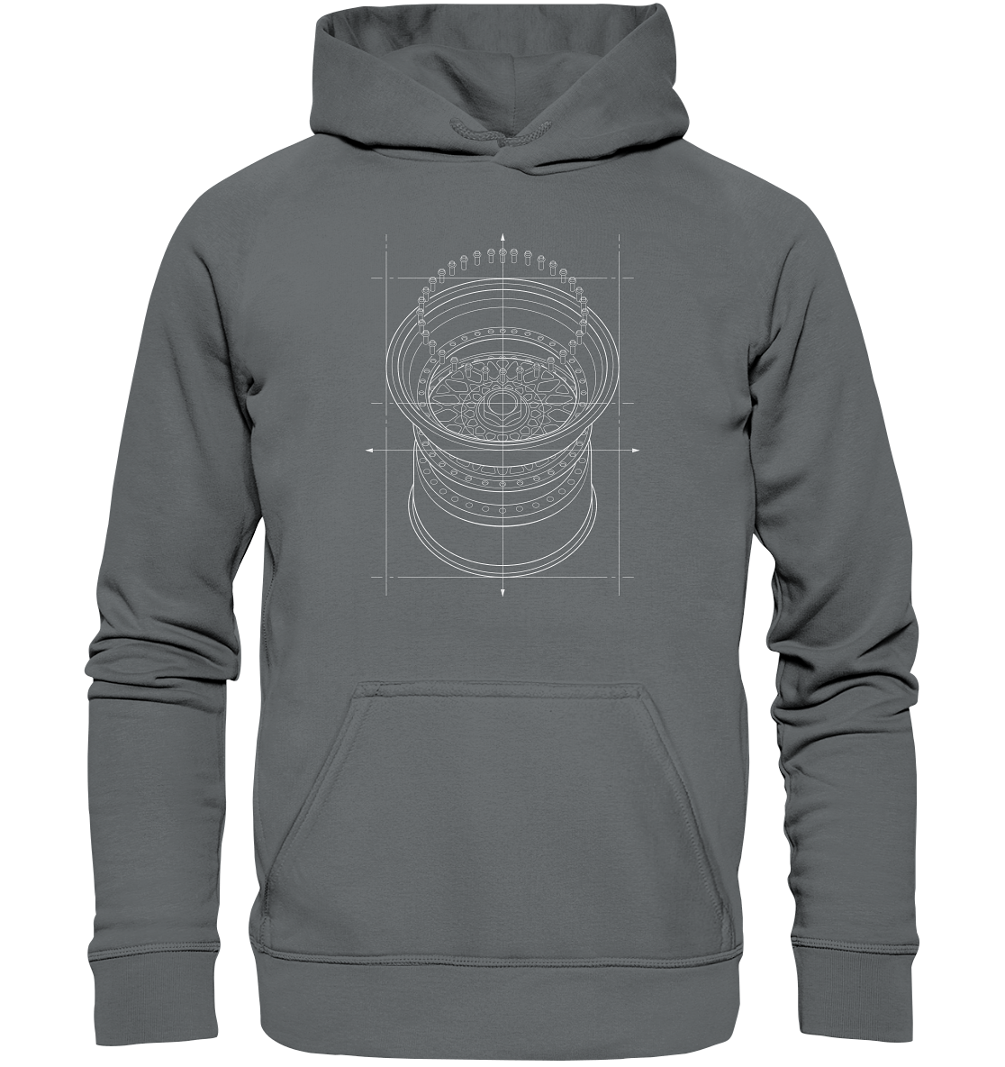 Deep Dish hell - Basic Unisex Hoodie - MotoMerch.de