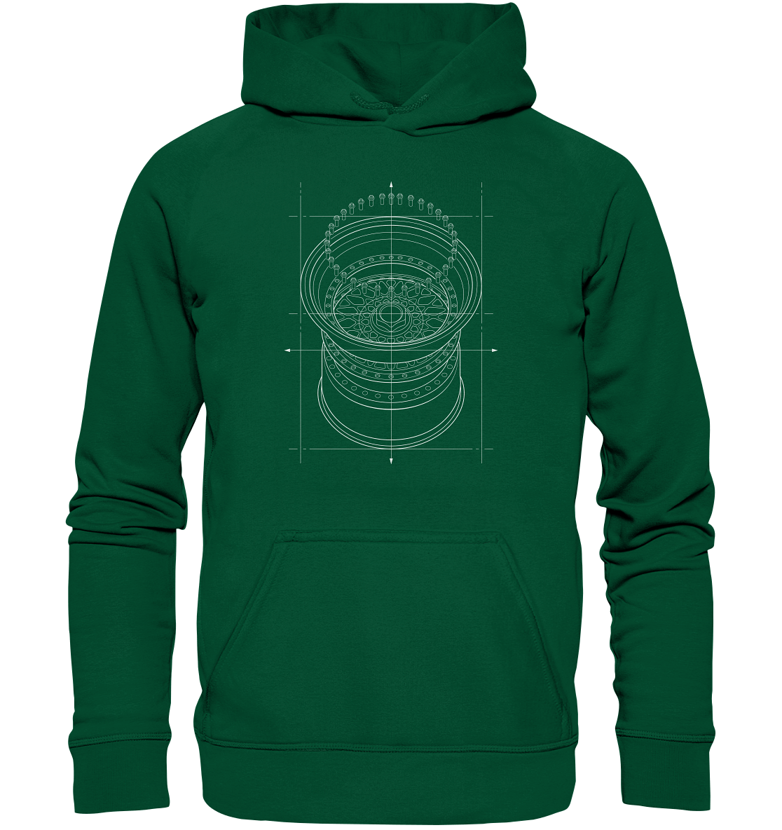 Deep Dish hell - Basic Unisex Hoodie - MotoMerch.de