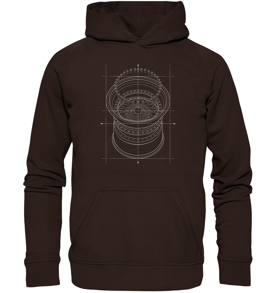 Deep Dish hell - Basic Unisex Hoodie - MotoMerch.de