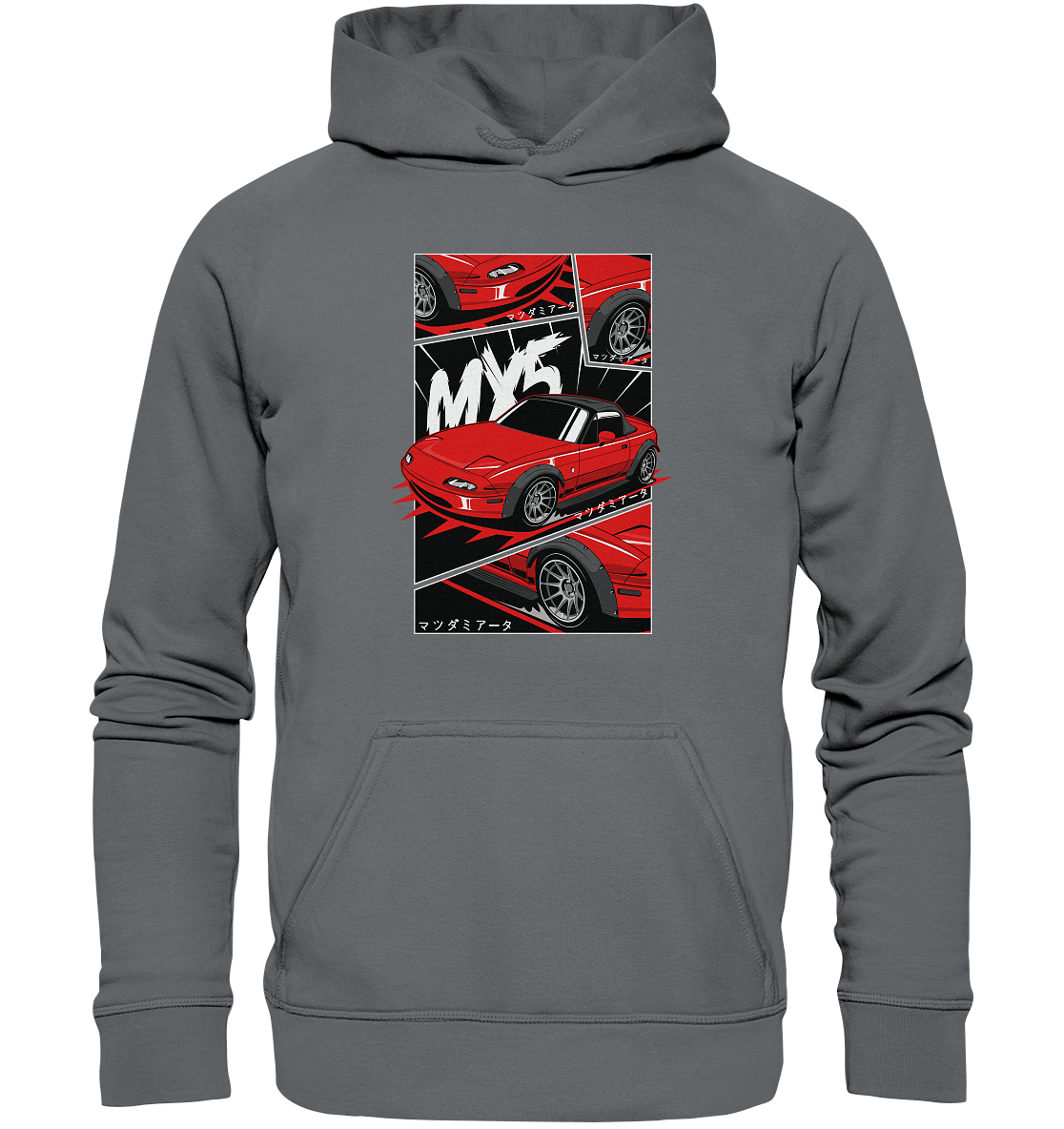 Flared Miata MX5 - Basic Unisex Hoodie - MotoMerch.de