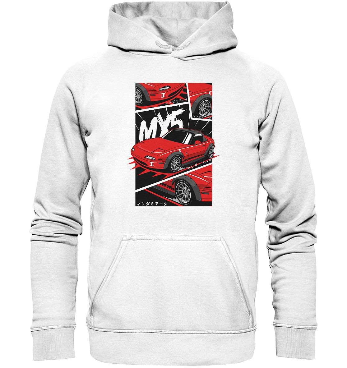 Flared Miata MX5 - Basic Unisex Hoodie - MotoMerch.de