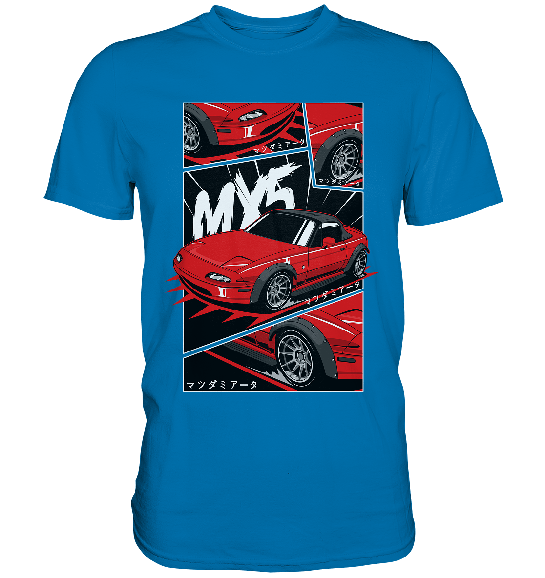 Flared Miata MX5 - Premium Shirt - MotoMerch.de