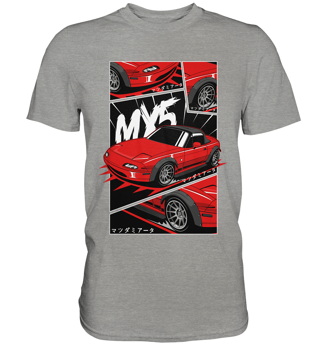 Flared Miata MX5 - Premium Shirt - MotoMerch.de